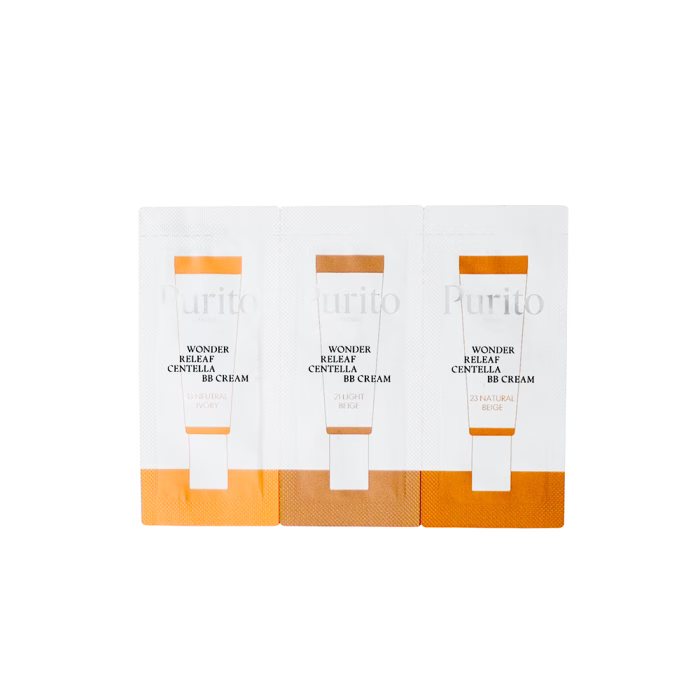 Пробнік BB-крем з екстрактом центелли Purito Seoul Wonder Releaf Centella BB Cream 23 Natural Beige, 1 ml - Зображення 2
