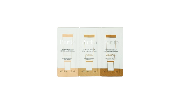 Пробнік BB-крем з екстрактом центелли Purito Seoul Wonder Releaf Centella BB Cream 21 Light Beige, 1 мл - Зображення 2