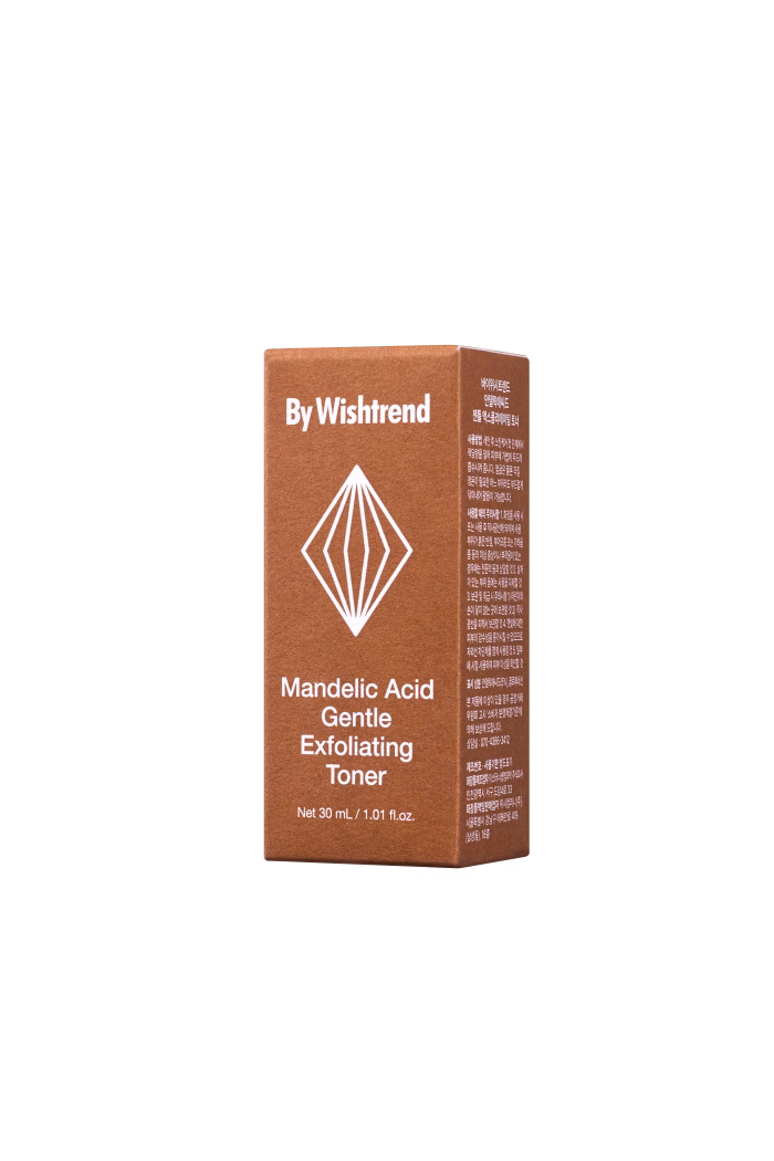 Мигдальний тонер мініатюра BY WISHTREND Mandelic Acid Gentle Exfoliating Toner 30 мл - Зображення 3