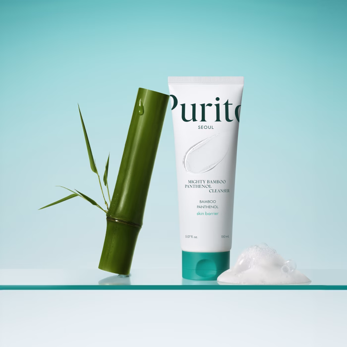 Гель для умивання з екстрактом бамбука та пантенолом Purito Seoul Mighty Bamboo Panthenol Cleanser, 150 ml - Зображення 5