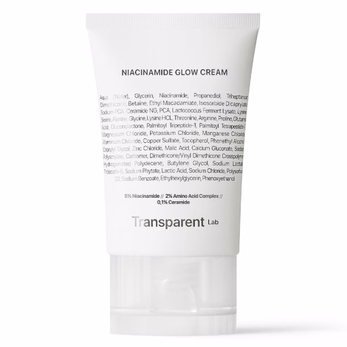 Освітлювальний крем-гель для обличчя Transparent-Lab Niacinamide Glow Cream 50 ml - Зображення 8