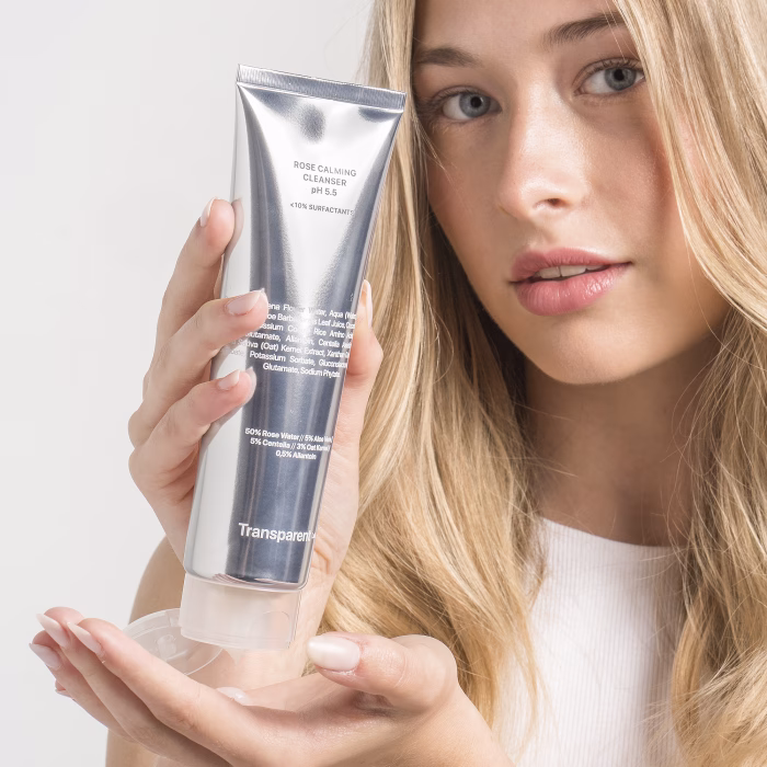 М'який гель для очищення Transparent Lab Rose Calming Cleanser, 150 ml - Зображення 5