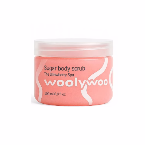 2026-06-10_22-02 Цукровий скраб для тіла WoolyWoo Sugar Body Scrub The Strawberry Spa - Зображення 1