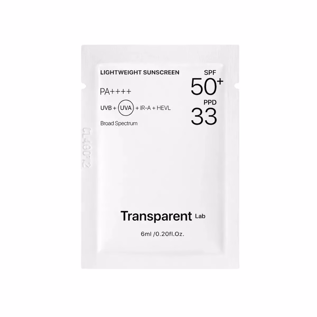 lehkyi-sontsezakhysnyi-krem-transparent-lab-lightweight-sunscreen-spf50-pa-6-ml-70418127797254 Легкий сонцезахисний крем Transparent Lab Lightweight Sunscreen SPF50+ PA++++, пробник 6 мл - Зображення 1