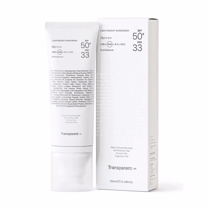Легкий сонцезахисний крем Transparent Lab Lightweight Sunscreen SPF50+ PA++++, пробник 6 мл - Зображення 3